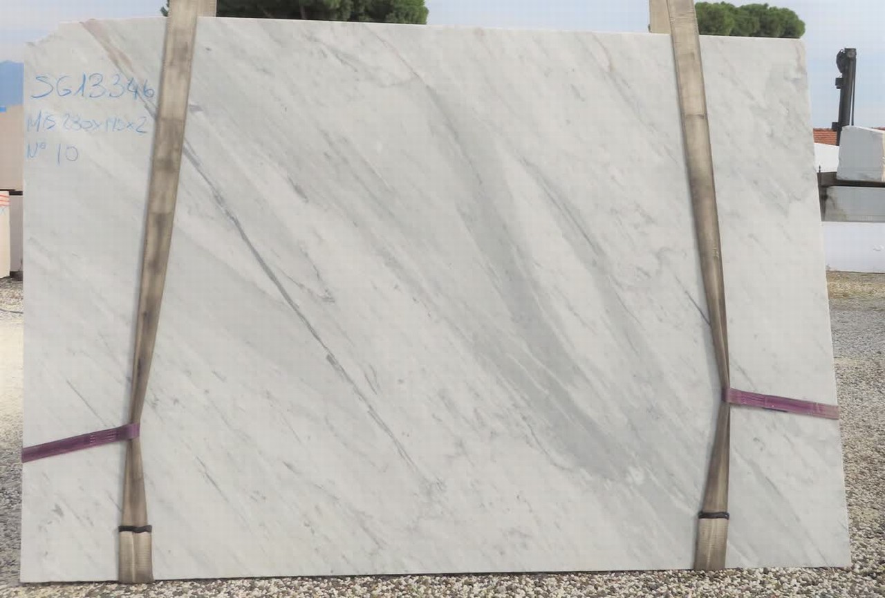 Slab BIANCO CARRARA Lastre Lucide 2 Cm0